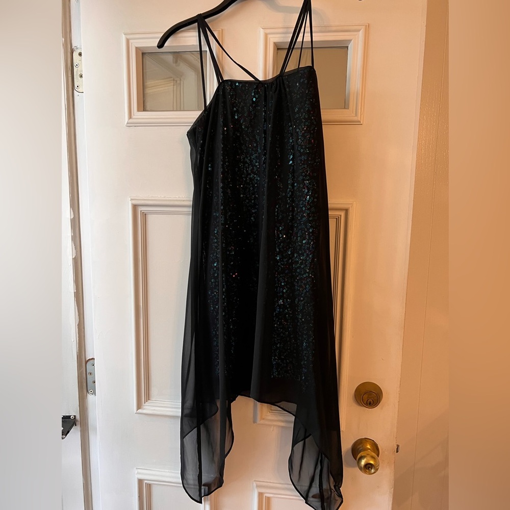 Black cocktail dress